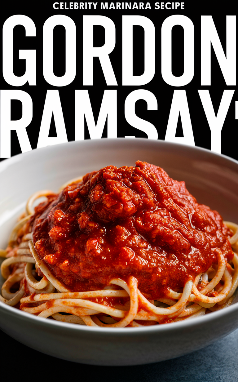 Gordon Ramsay pasta sauce recipe, homemade marinara sauce, best marinara sauce recipe, authentic marinara sauce, classic marinara sauce recipe