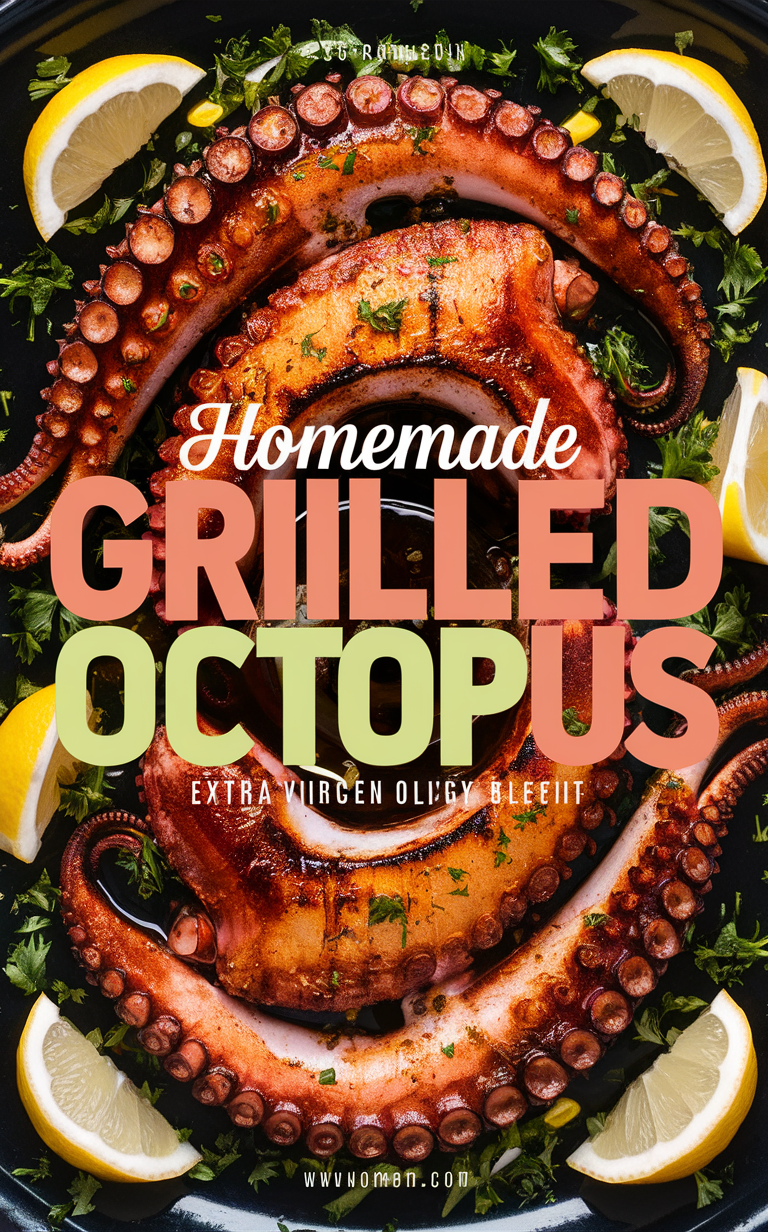 Grilled octopus recipe, Grilled octopus marinade, Mediterranean grilled octopus, Easy grilled octopus, Greek-style grilled octopus