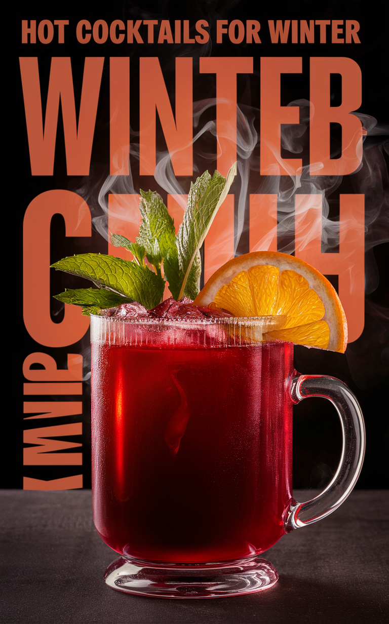 Winter cocktails, Spiced drinks, Mulled wine, Hot chocolate cocktails, Winter whiskey cocktails