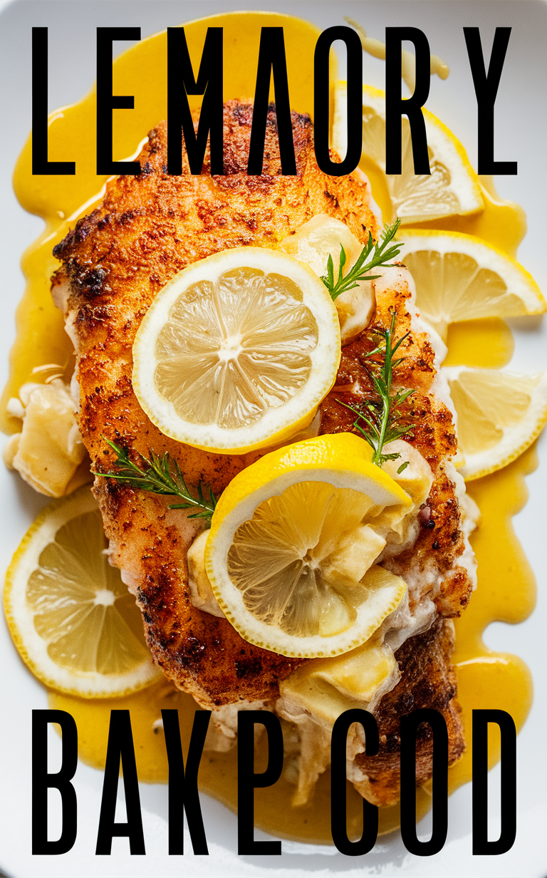 Lemon Cod Recipe, Baked Cod with Lemon Butter, Lemon Butter Cod, Lemon Baked Cod, Best Baked Cod Recipe