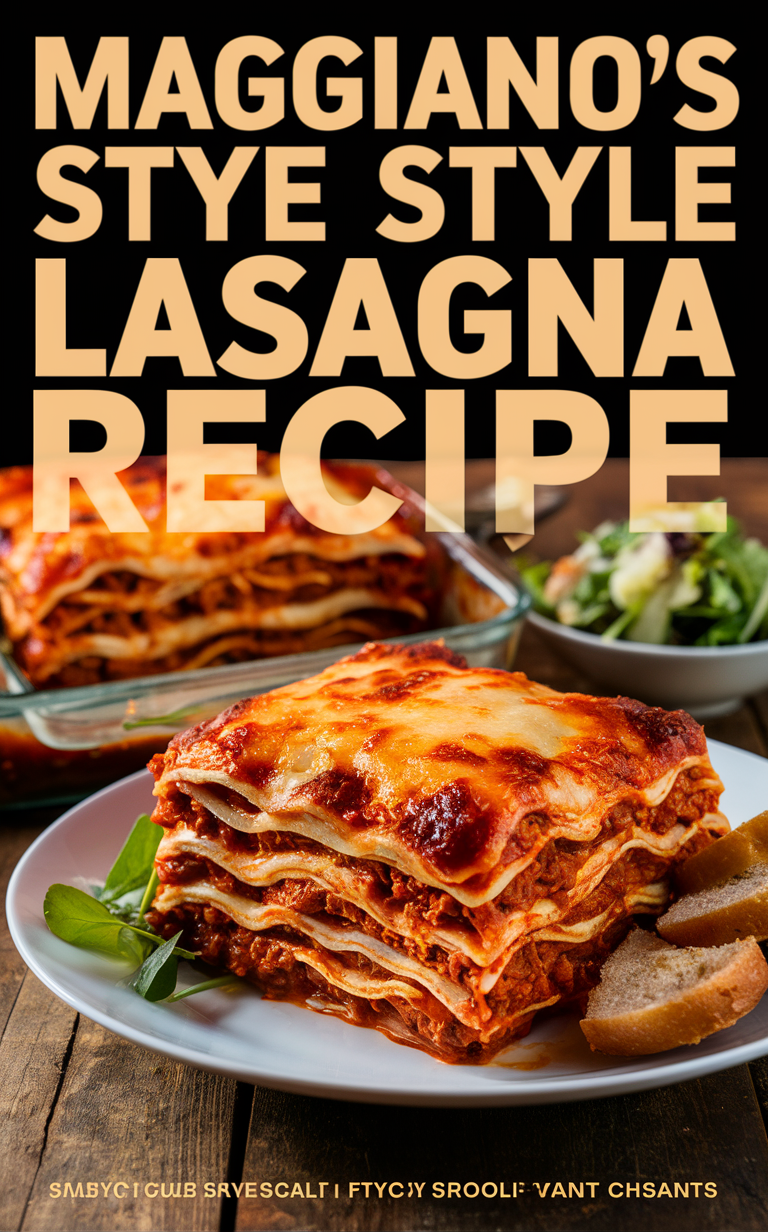 Maggiano's recipes, classic lasagna, restaurant lasagna, homemade lasagna, lasagna recipe