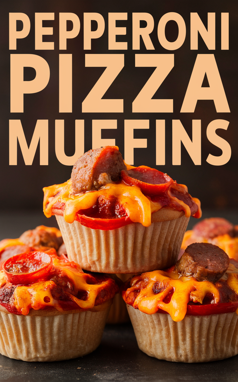 pepperoni pizza muffins, pizza muffin recipe, homemade pizza muffins, mini pizza muffins, pepperoni muffin recipe