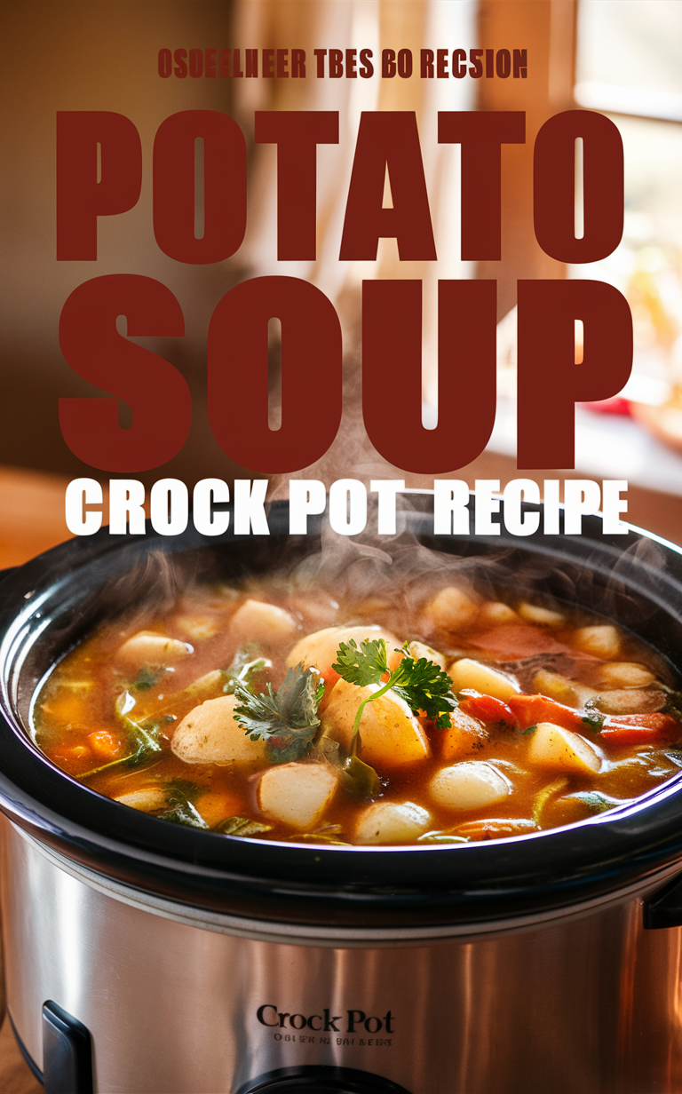 Potato soup recipe, Slow cooker potato soup, Easy crockpot potato soup, Creamy potato soup recipe, Homemade potato soup recipe