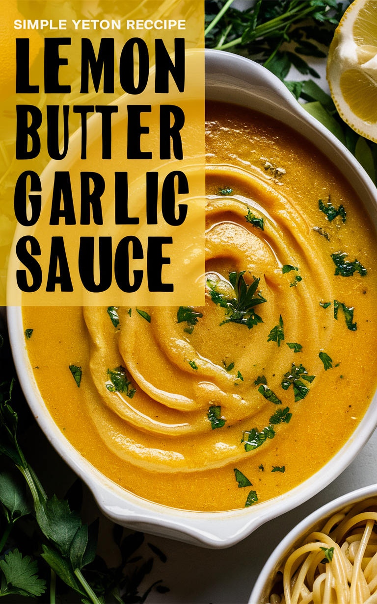 lemon butter sauce recipe, garlic butter sauce recipe, easy lemon butter sauce, creamy garlic butter sauce, homemade lemon butter sauce