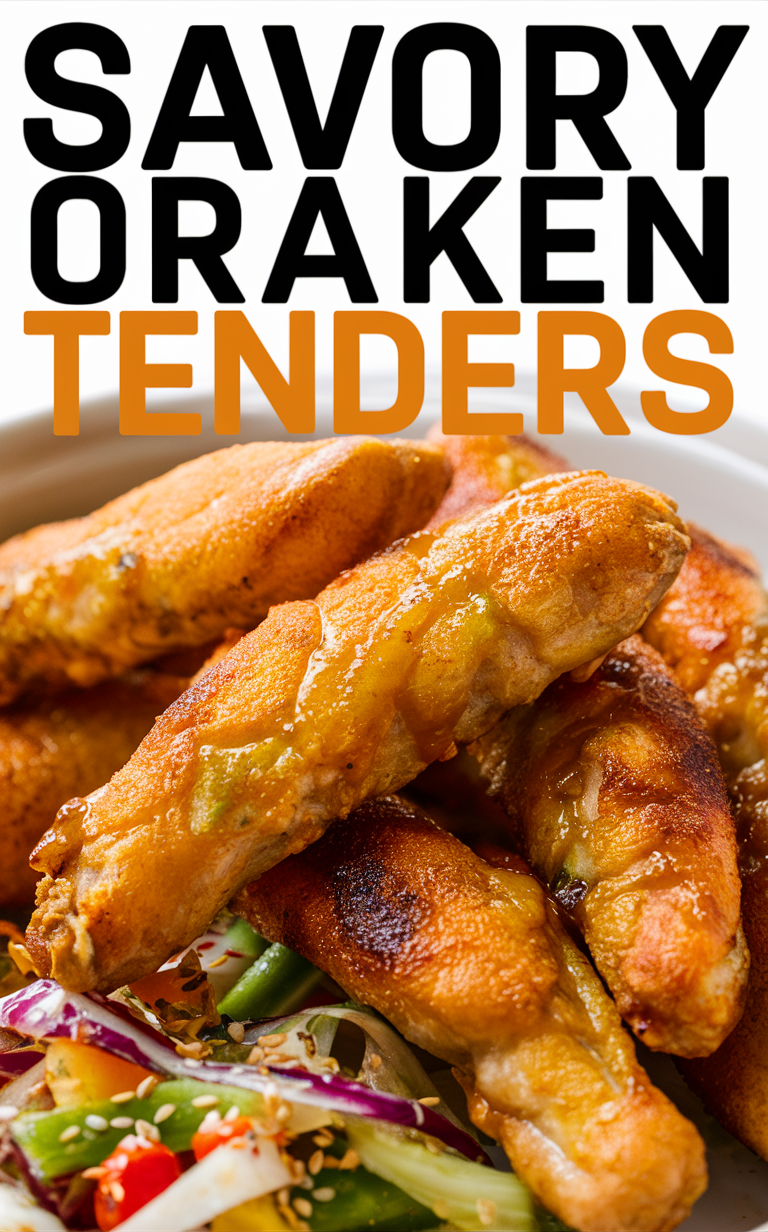 Orange chicken recipe, Citrus chicken tenders, Tangy chicken dish, Flavorful poultry recipe, Zesty chicken tenders