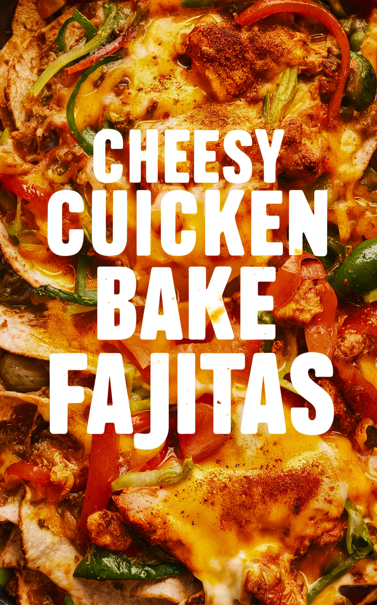 Cheesy chicken bake, Chicken fajitas, Cheesy bake, Chicken supreme, Supreme fajitas