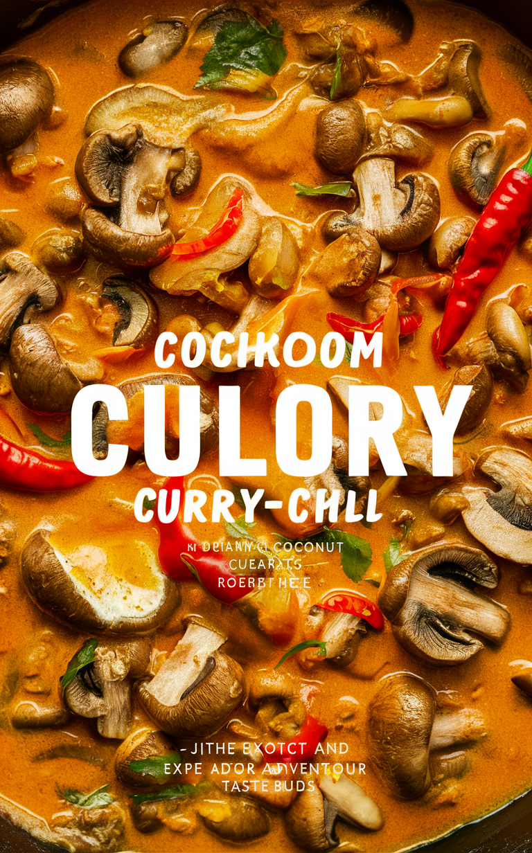 Coconut curry recipe, Mushroom curry, Coconut mushroom curry, Curry recipe, Spicy curry