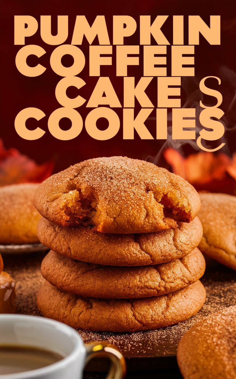 Pumpkin spice cookie recipe, Easy pumpkin cookie recipe, Pumpkin coffee cake cookies, Pumpkin cookie bars, Homemade pumpkin cookies