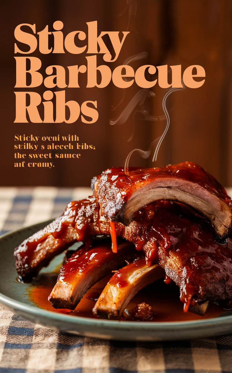 Sticky BBQ ribs, Best barbecue ribs, BBQ pork ribs, Homemade BBQ ribs, Delicious BBQ ribs