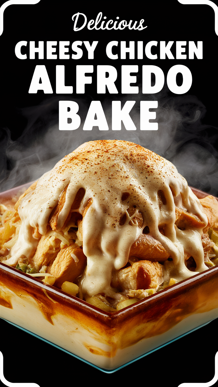 Chicken Alfredo recipe, Alfredo pasta recipe, Cheesy chicken bake, Chicken casserole recipes, Easy dinner ideas