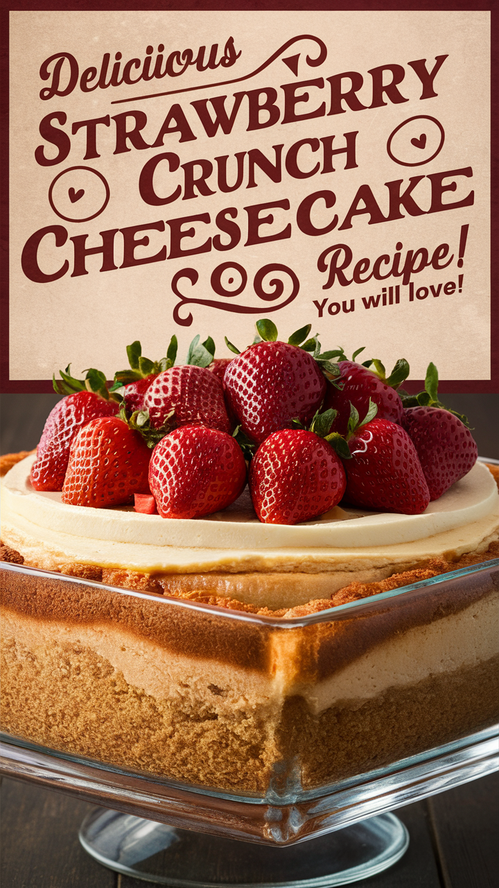 Strawberry cheesecake recipe, Easy strawberry cheesecake, Strawberry crumb cheesecake, Homemade strawberry cheesecake, Strawberry cream cheese cake