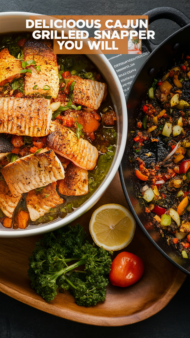 Cajun Grilled Snapper, Spicy Seafood Recipe, Creole Fish Seasoning, Louisiana Grilling Techniques, Southern BBQ Fish Flavor