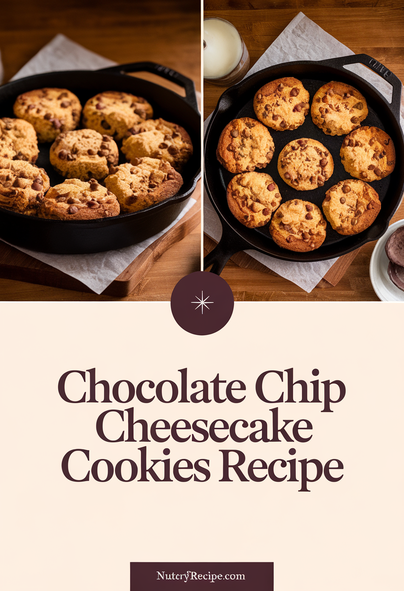 Cheesecake cookies recipe, Chocolate chip cookies, Cheesecake dessert, Dessert recipe, Cheesecake recipe