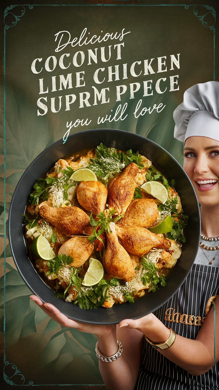 Coconut chicken, Lime chicken, Chicken supreme, Grilled chicken, Citrus chicken