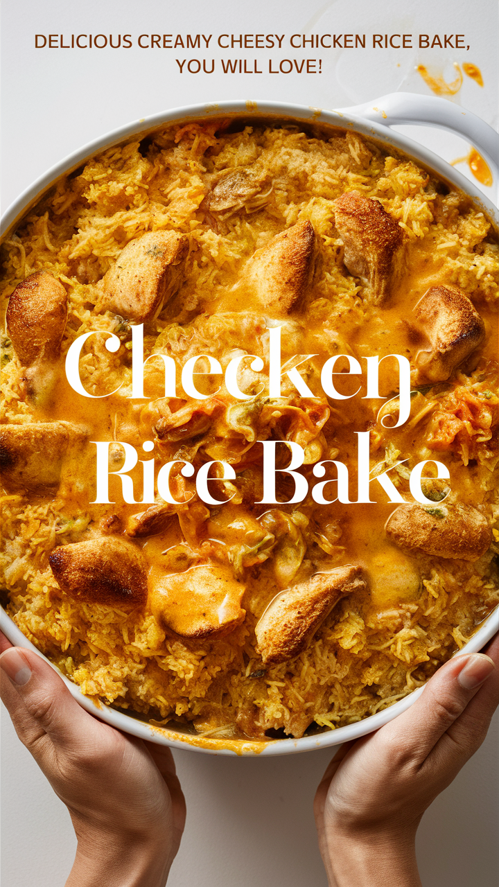 Creamy chicken casserole, Cheesy rice bake, Chicken and rice casserole, Creamy chicken and rice, Cheesy chicken casserole