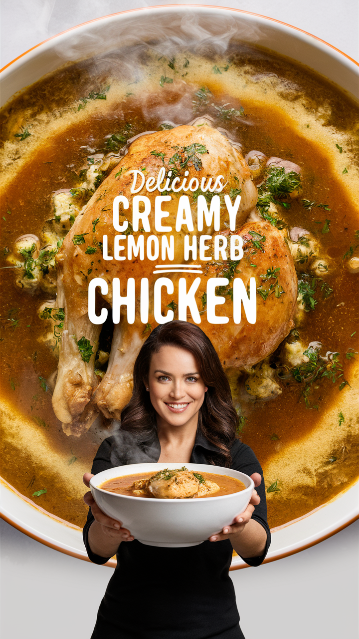 Creamy Lemon Chicken, Lemon Herb Chicken, Creamy Herb Chicken, Lemon Chicken Recipe, Creamy Lemon Recipe