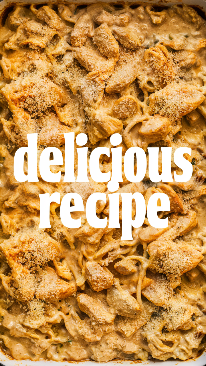 Creamy Alfredo Chicken Bake, Parmesan Chicken Casserole, Alfredo Chicken Pasta Bake, Creamy Chicken Alfredo Bake, Parmesan Alfredo Chicken Casserole