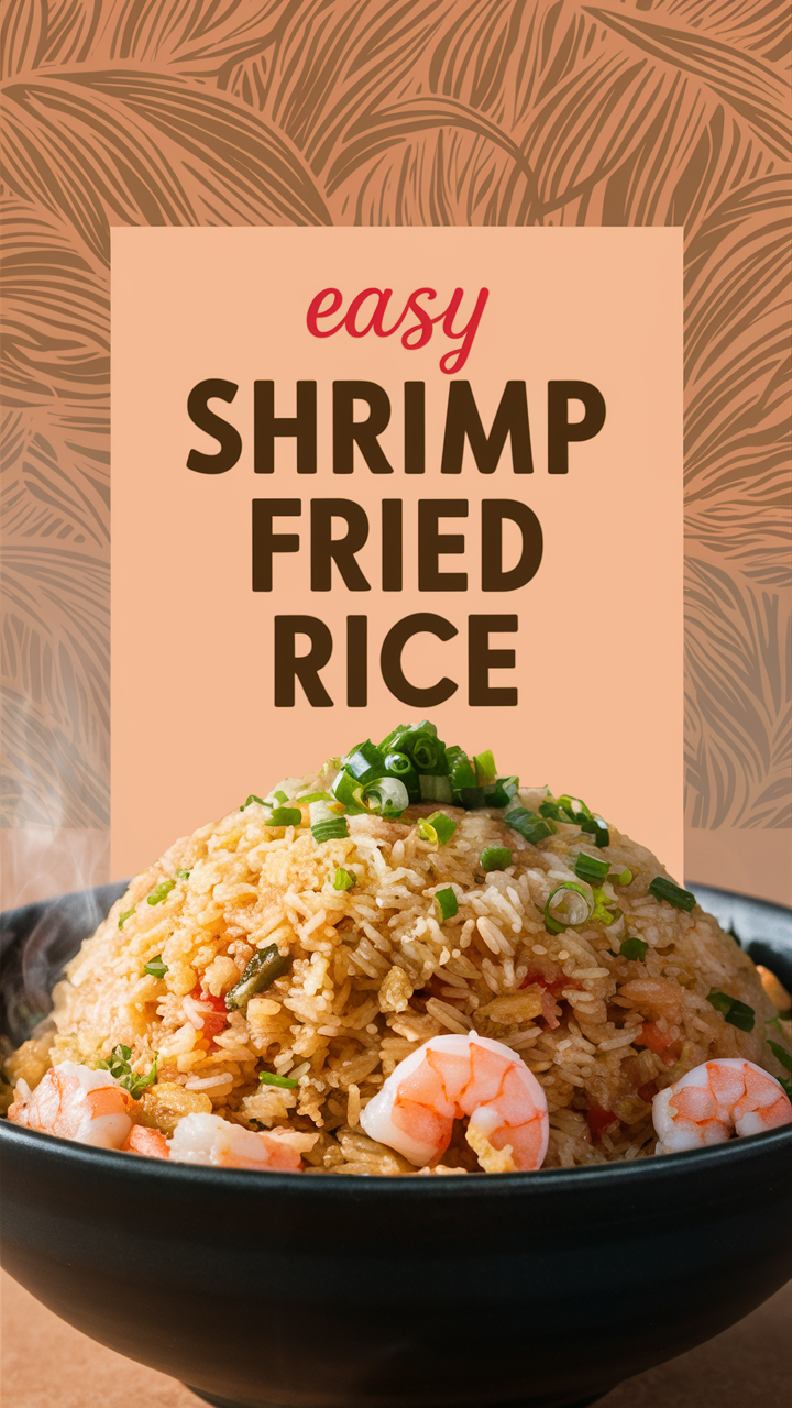Shrimp stir fry, Rice dish, Asian cuisine, Seafood recipe, Quick dinner idea