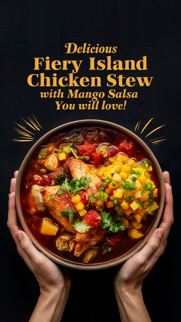 Chicken recipes, Island cuisine, Tropical flavors, Spicy chicken stew, Exotic ingredients