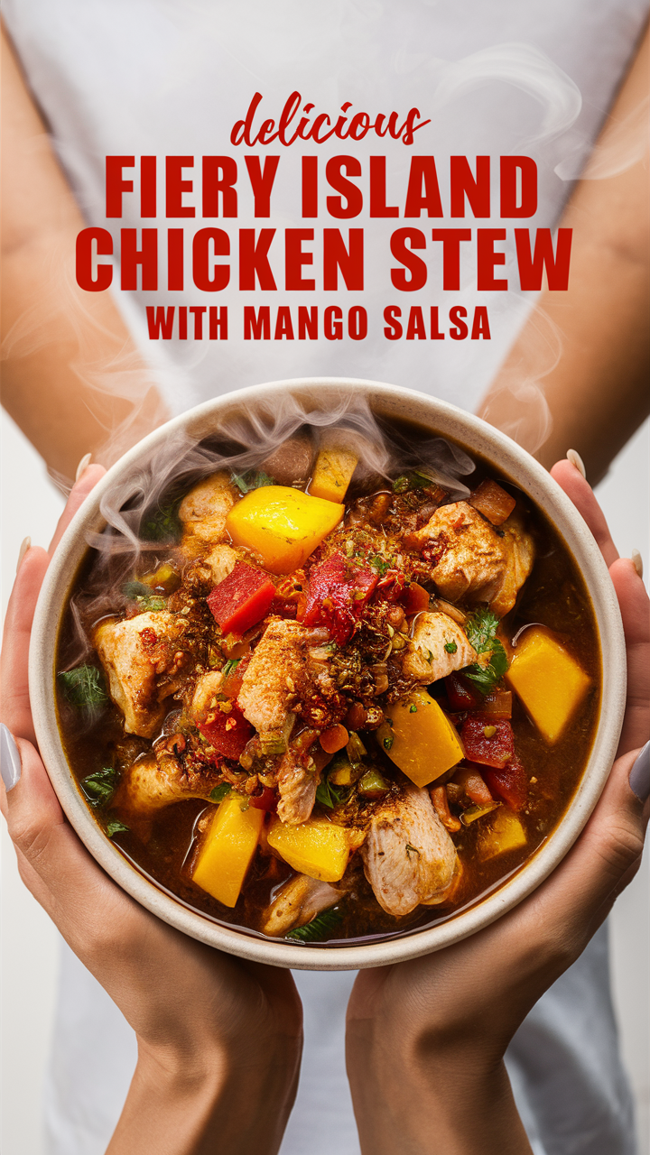 Chicken recipes, Island cuisine, Tropical flavors, Spicy chicken stew, Exotic ingredients