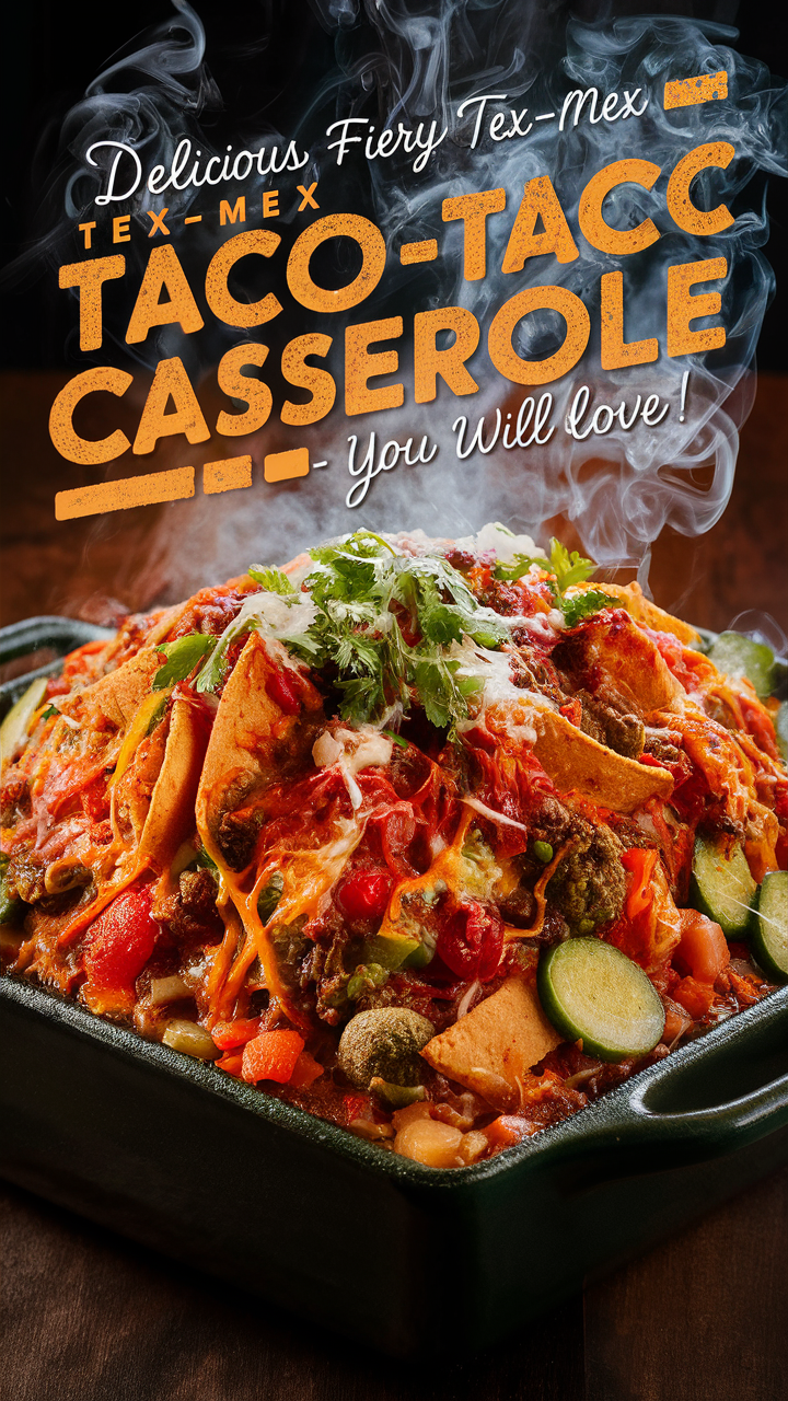 Tex-Mex casserole, Taco casserole, Spicy Tex-Mex, Mexican casserole, Lively Tex-Mex