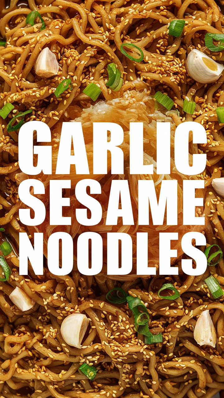 Garlic noodles recipe, Sesame noodles recipe, Easy garlic noodles, Asian sesame noodles, Homemade garlic sesame noodles