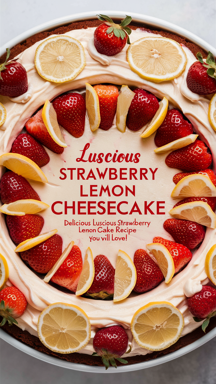 Strawberry cheesecake recipe, Lemon cheesecake, Homemade cheesecake, No bake strawberry cheesecake, Cheesecake recipes