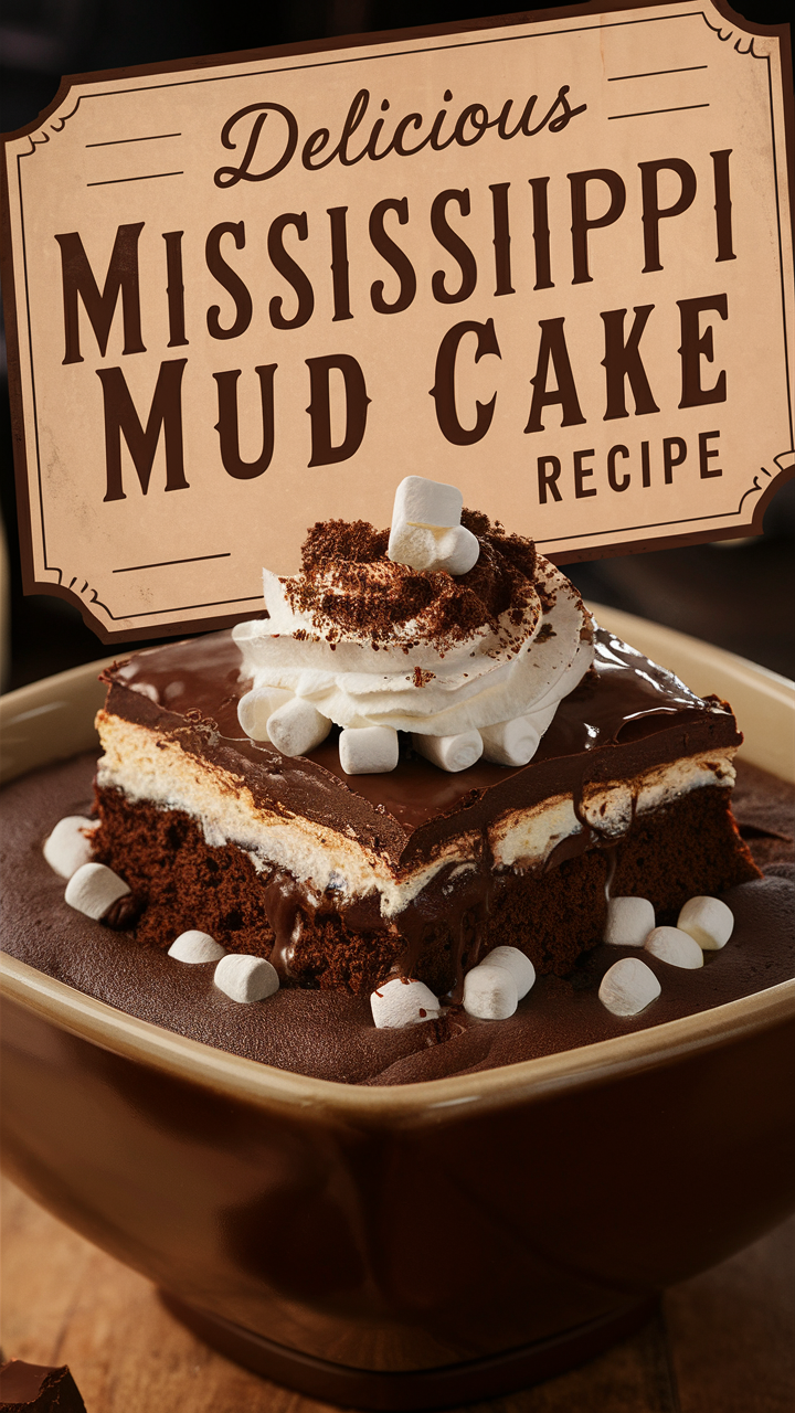 Mississippi Mud Cake Recipe,, best Mississippi Mud Cake, Mississippi Mud Cake ingredients, homemade Mississippi Mud Cake, Mississippi Mud Cake topping