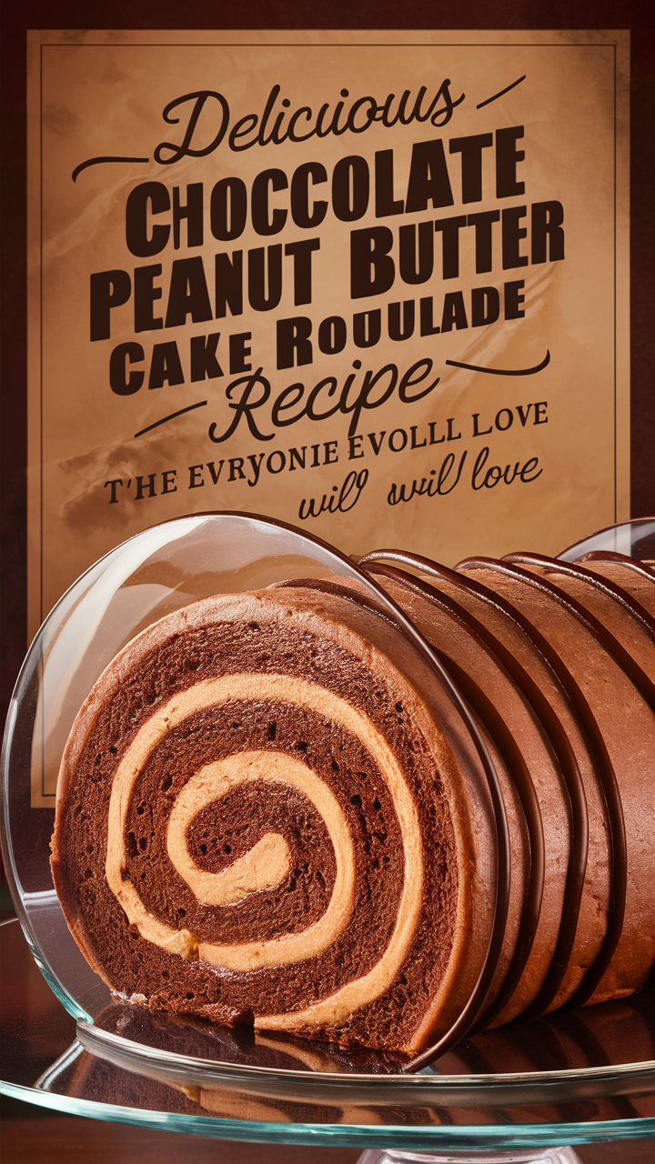 Chocolate Peanut Butter Cake, Roulade Recipe, Dessert Recipe, Chocolate Cake, Peanut Butter Recipe