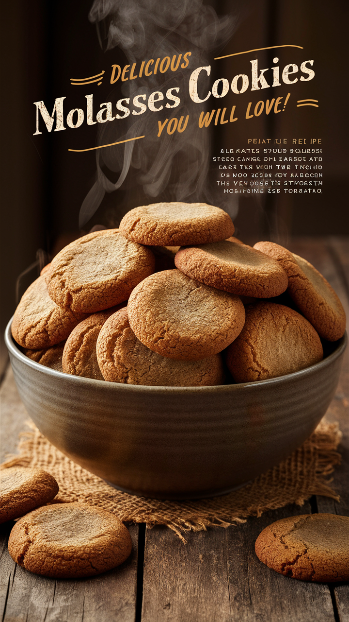 Molasses Cookies Recipe, Best Molasses Cookie Recipe, Homemade Molasses Cookies, Easy Molasses Cookie Recipe, Molasses Cookie Ingredients