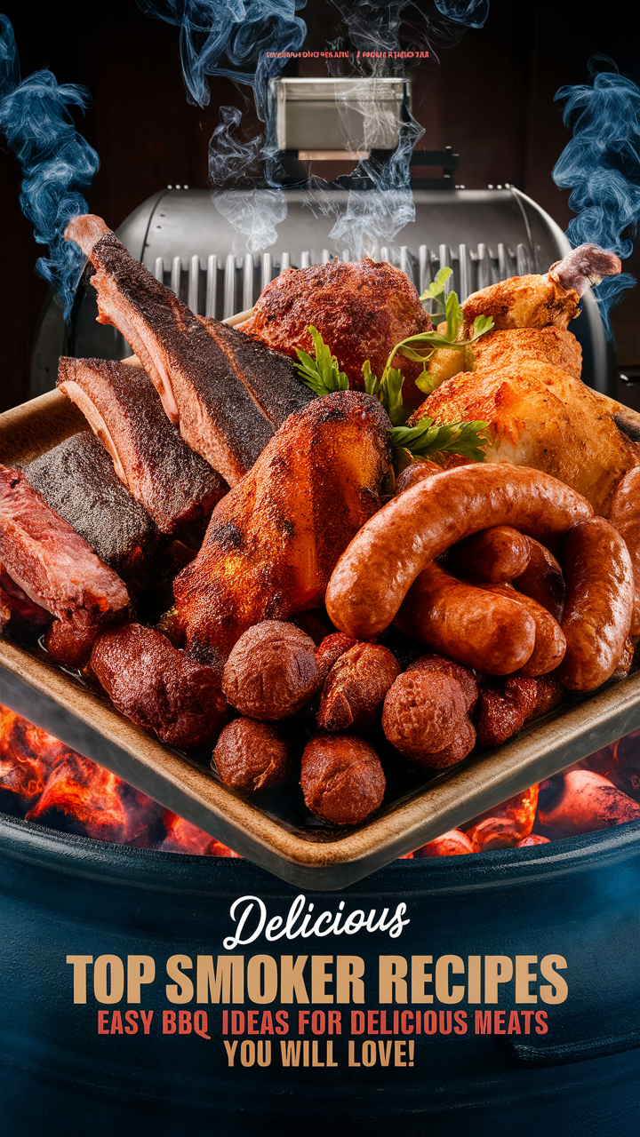 smoked meat recipes, barbecue chicken recipe, grilled pork chops, smoked brisket recipe, BBQ ribs recipe