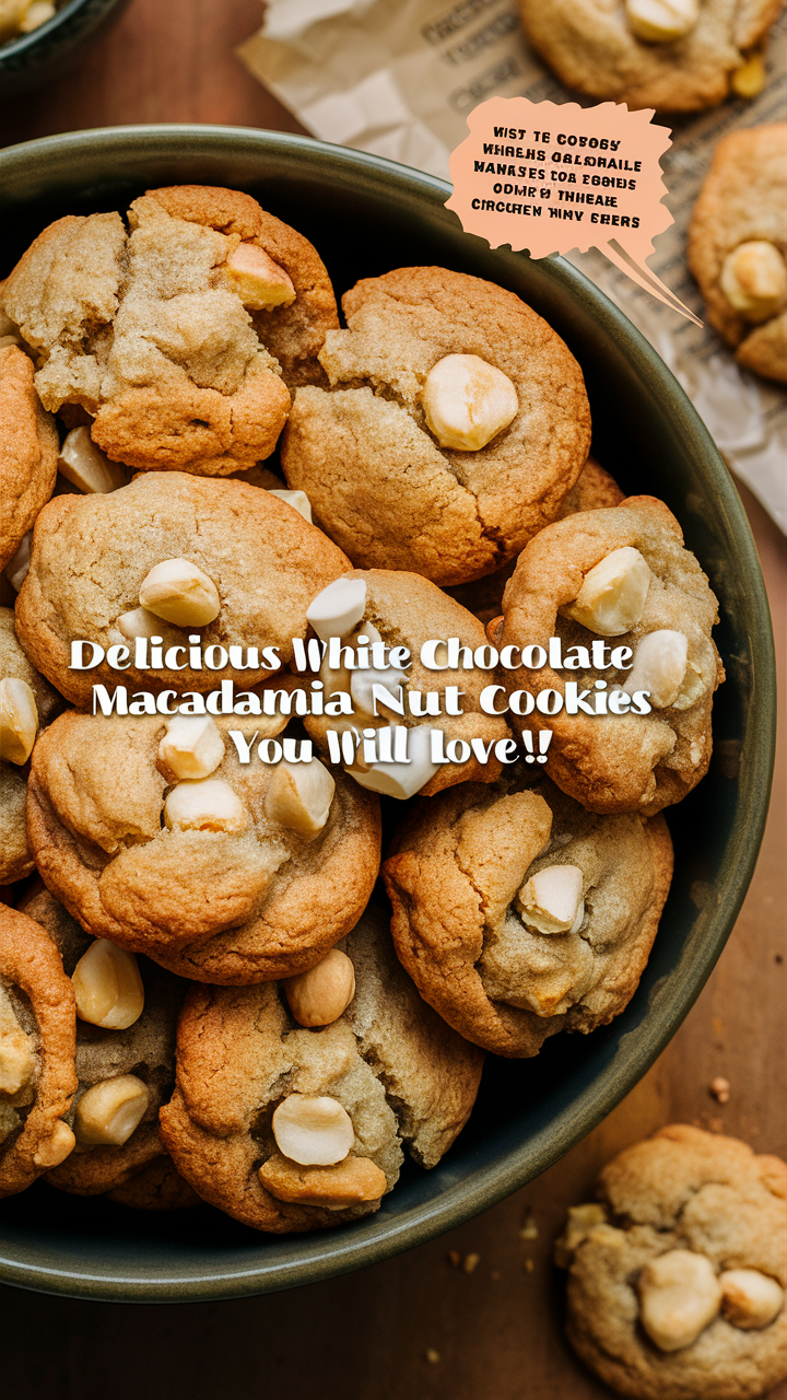 White chocolate macadamia nut cookies, gourmet cookie gifts, delicious cookie recipes, best macadamia nut cookies, premium white chocolate treats