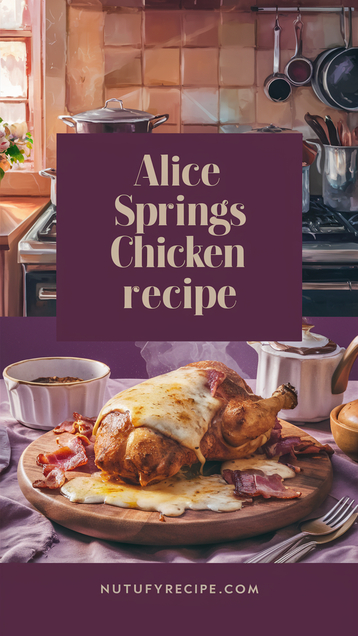 Alice Springs Chicken, Outback Chicken Recipe, Grilled Chicken with Bacon and Cheese, Copycat Outback Chicken, Australian Style Chicken