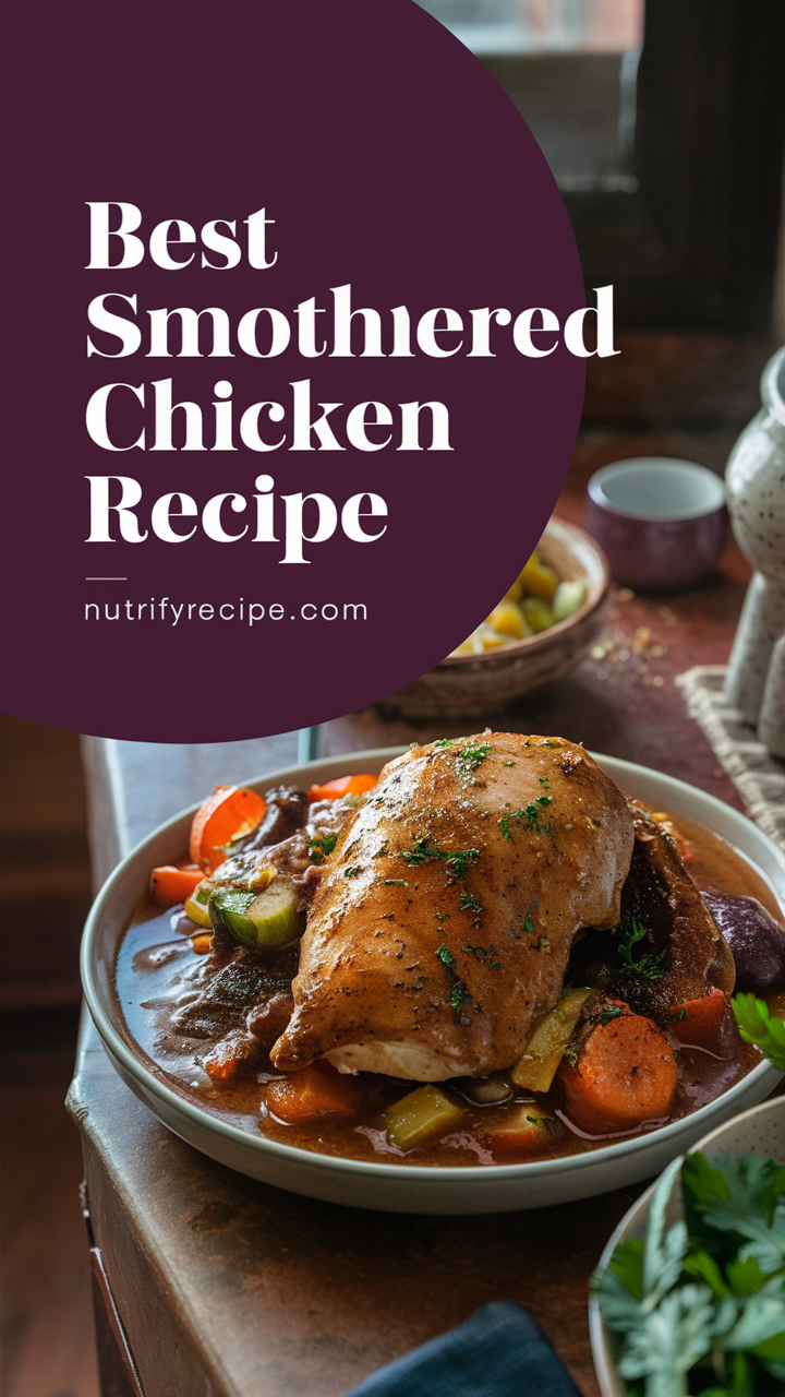 Smothered chicken recipe, Southern smothered chicken, Creamy smothered chicken, Easy smothered chicken, Cajun smothered chicken