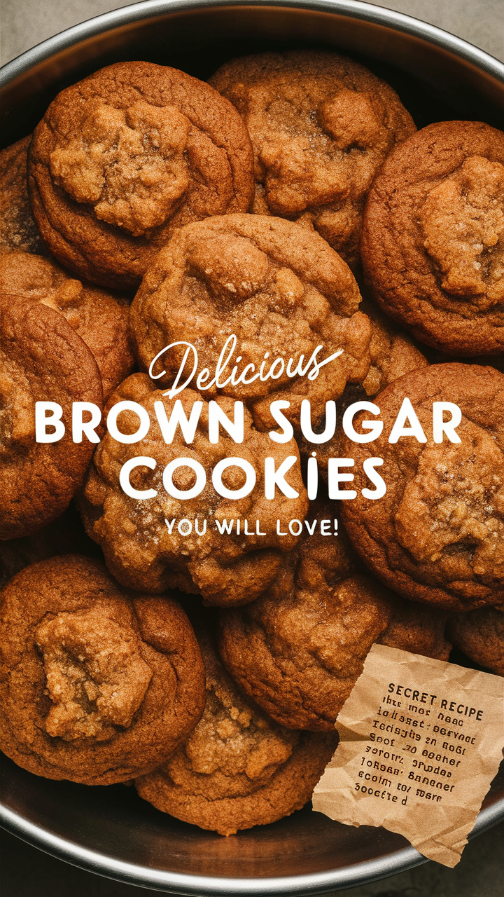 Brown sugar cookie recipe, Brown sugar dessert, Homemade brown sugar cookies, Delicious brown sugar cookies, Brown sugar cookie dough