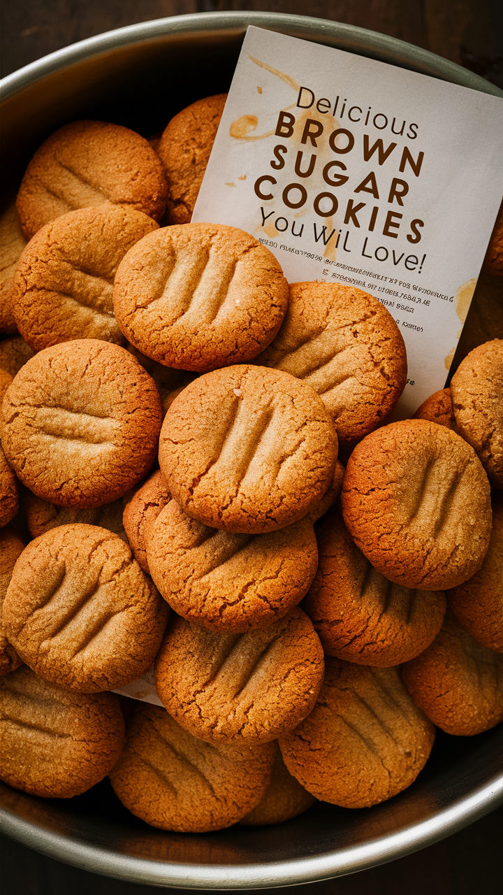 Brown sugar cookie recipe, Brown sugar dessert, Homemade brown sugar cookies, Delicious brown sugar cookies, Brown sugar cookie dough