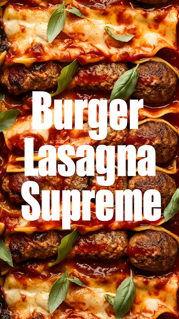 Burger lasagna, lasagna recipe, beef lasagna, comfort food, cheesy lasagna