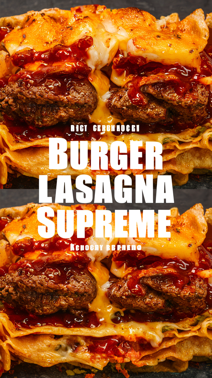 Burger lasagna, lasagna recipe, beef lasagna, comfort food, cheesy lasagna