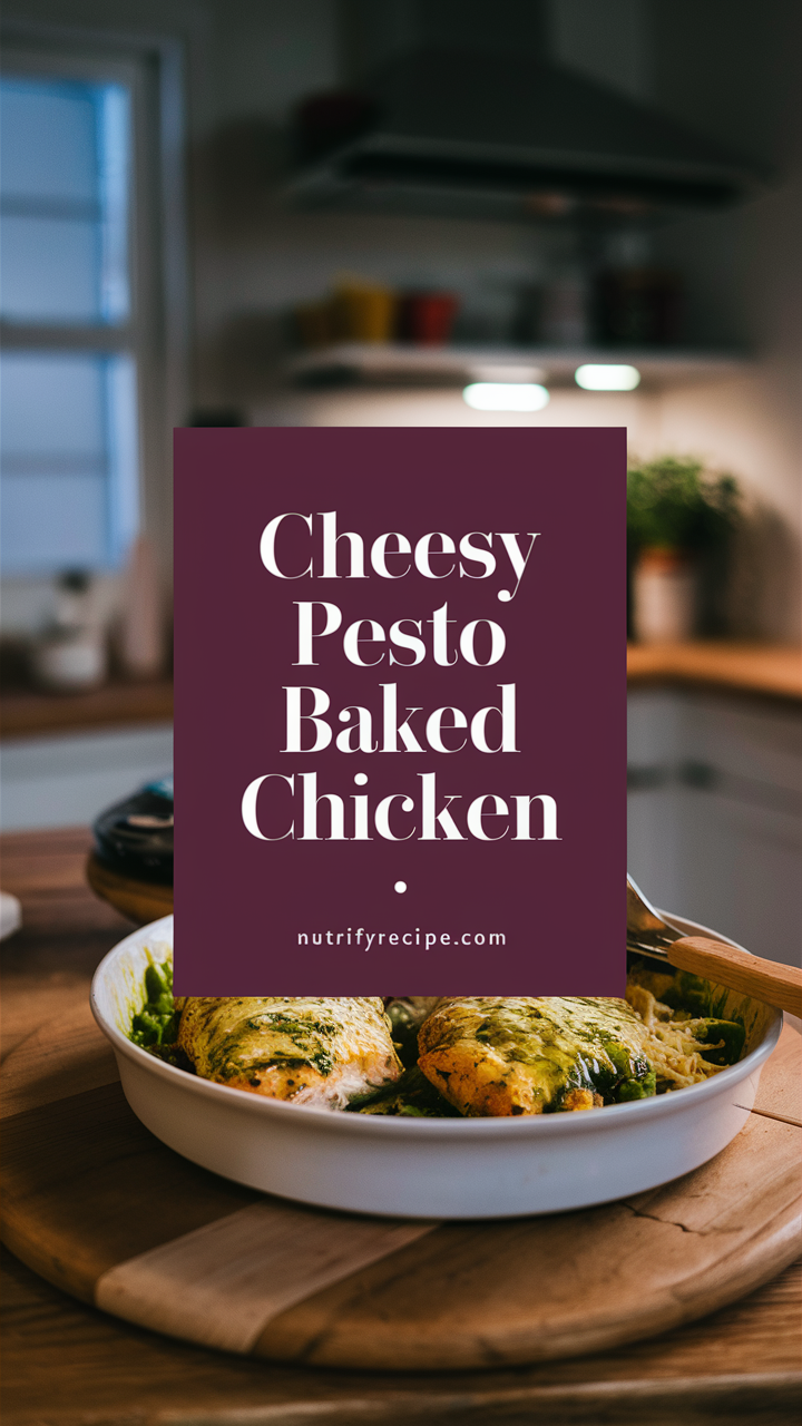 Baked Chicken Recipe, Cheesy Pesto, Pesto Chicken, Easy Dinner Ideas, Chicken Parmesan