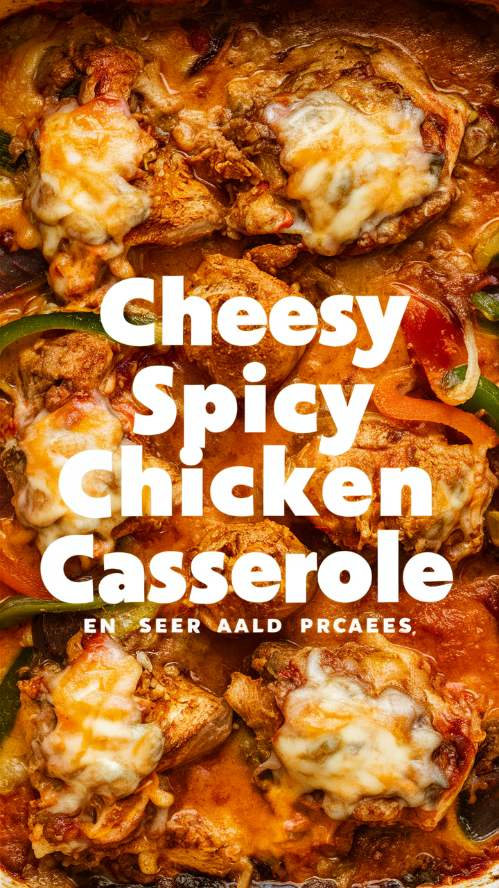 Cheese Casserole, Spicy Chicken Recipe, Flavorful Casserole, Tasty Chicken Dish, Baked Chicken Casserole