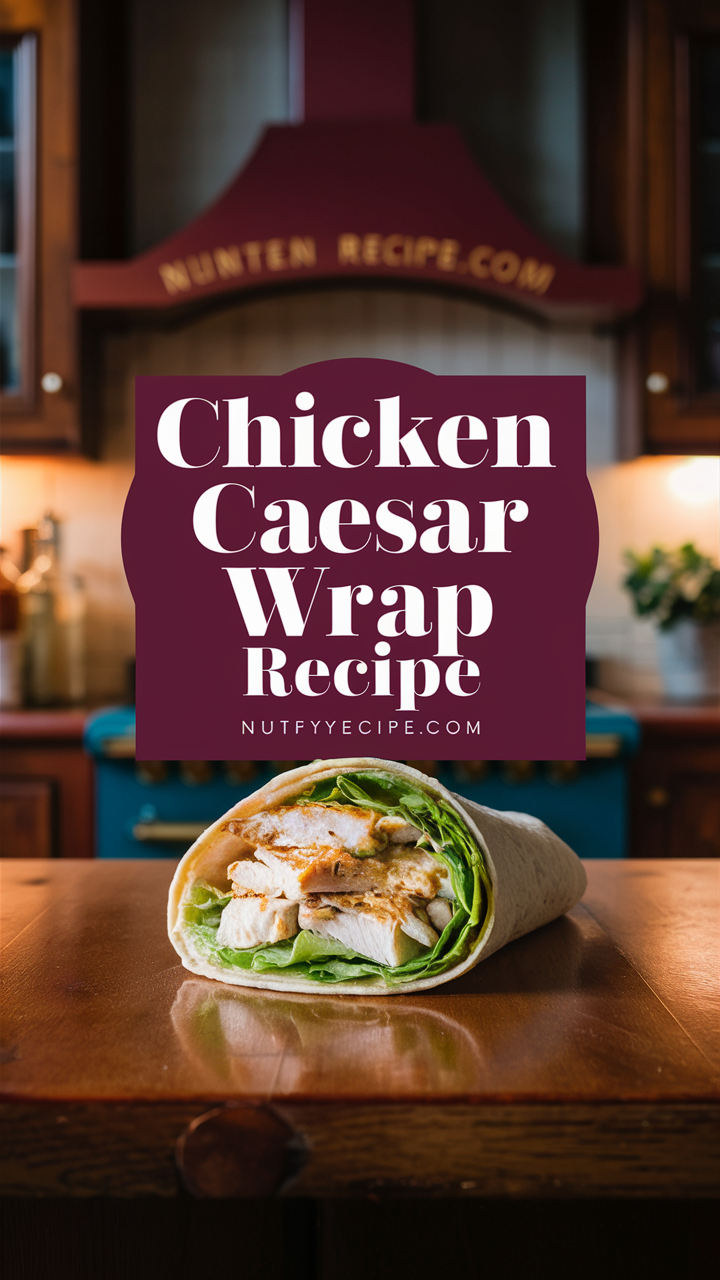 Chicken Caesar Salad Wrap, Healthy Caesar Salad Wrap, Easy Chicken Caesar Wraps, Chicken Caesar Wrap Recipe, Homemade Caesar Salad Wraps