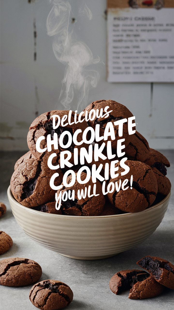 Chocolate Crinkle Cookies, Best Chocolate Cookies, Gourmet Cookie Recipes, Decadent Chocolate Treats, Irresistible Desserts