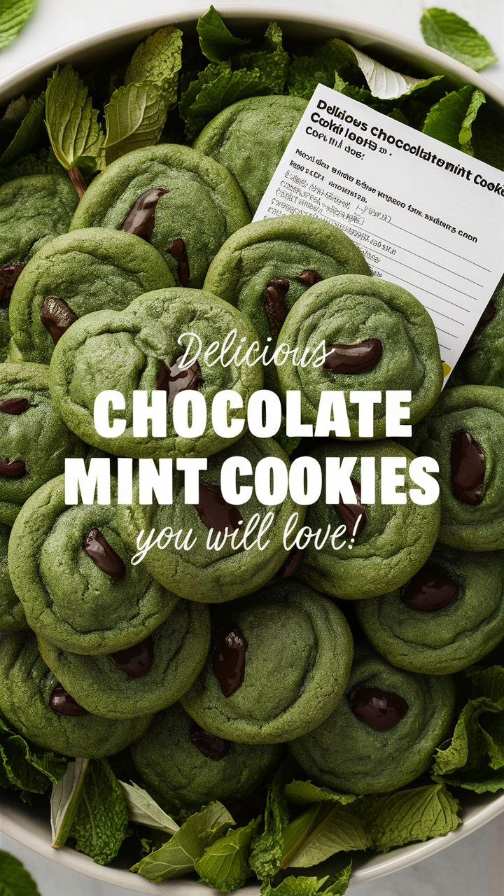 Chocolate Mint Cookies, Mint Chocolate Desserts, Gourmet Mint Chocolate, Mint Chocolate Treats, Chocolate Mint Delights