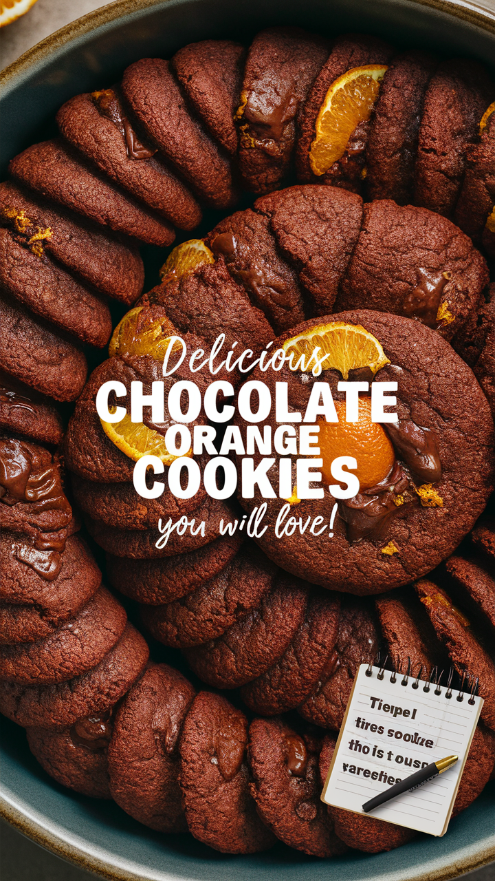 Chocolate orange cookie recipe, Homemade chocolate orange cookies, Chocolate orange cookie ingredients, Chocolate orange cookie dough, Best chocolate orange cookie recipe