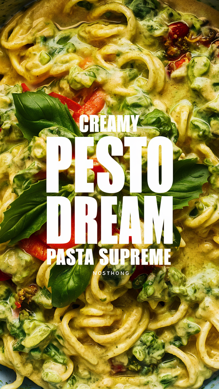 Creamy pesto pasta recipe, Pesto pasta sauce, Easy pesto pasta recipe, Creamy pesto chicken pasta, Homemade pesto pasta