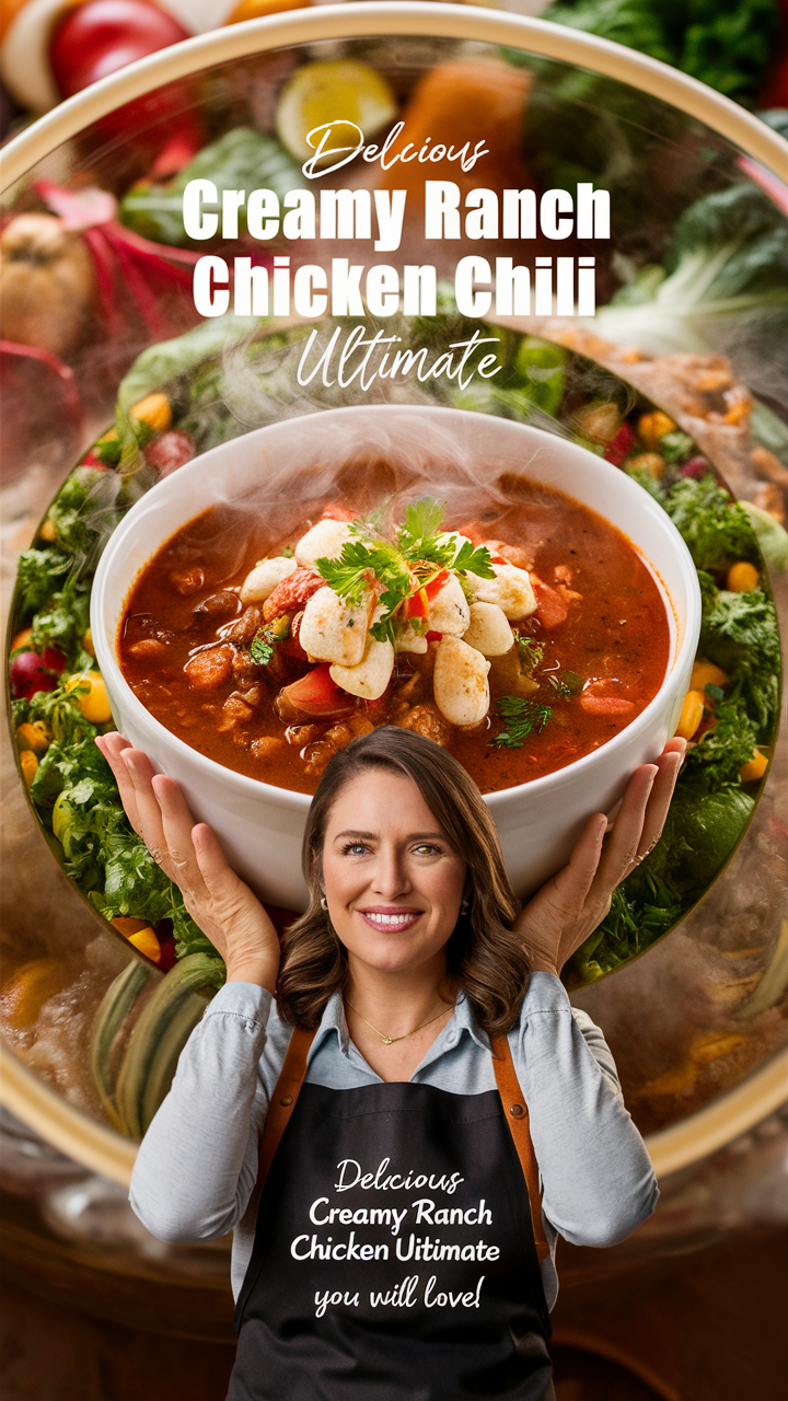 Creamy chicken chili, White bean chicken chili, Slow cooker chicken chili, Creamy ranch chicken, Cream cheese chicken chili
