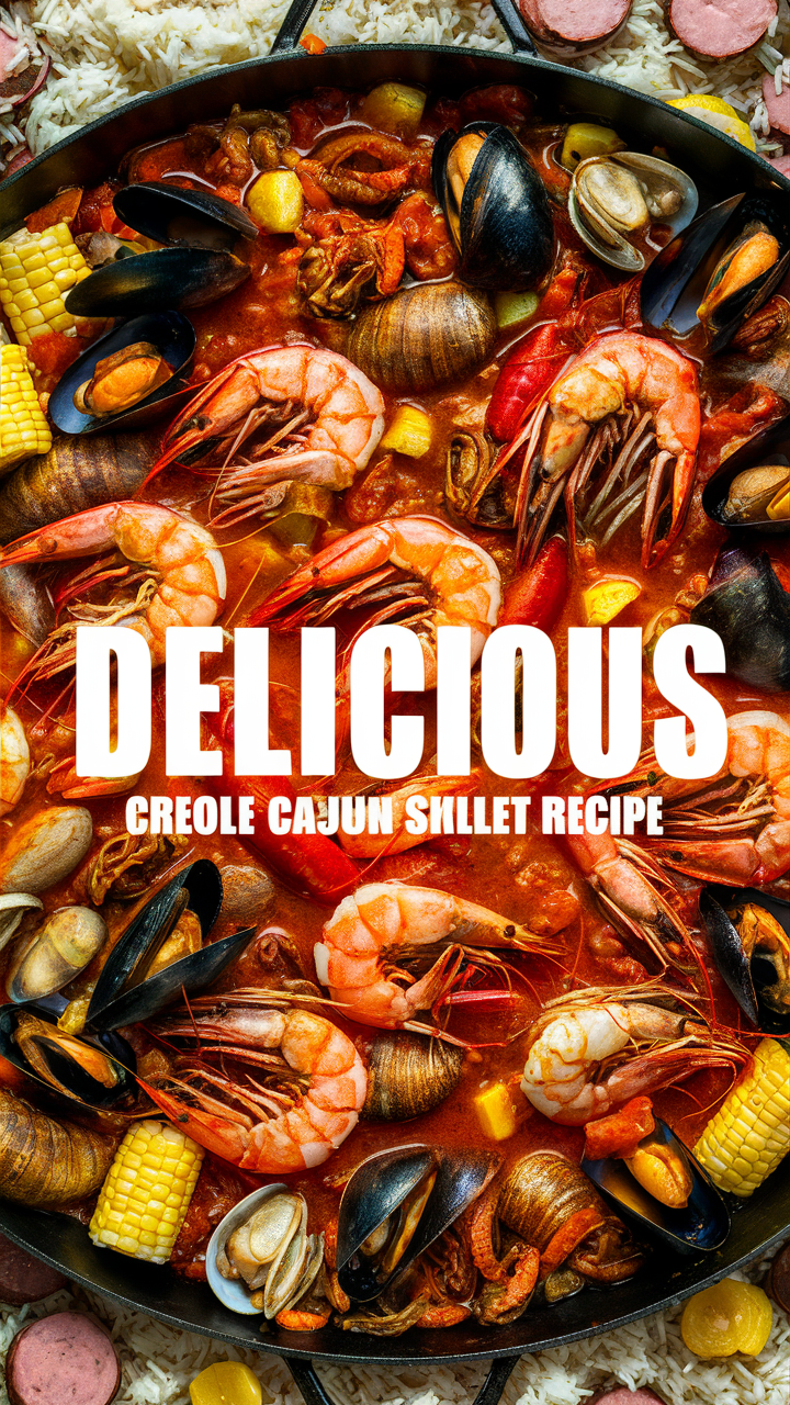 Cajun Seafood Recipe, Baked Cajun Seafood, Seafood Jambalaya Skillet, Cajun Seafood Boil, Spicy Seafood Gumbo
