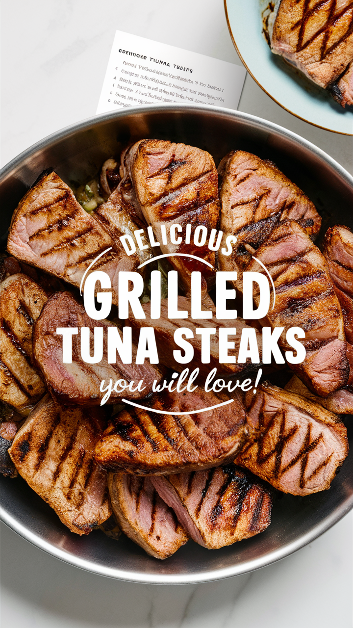 Grilled Tuna Steaks, Best Tuna Recipes, Seared Tuna, Tuna Steak Marinade, Tuna Fillet Recipe