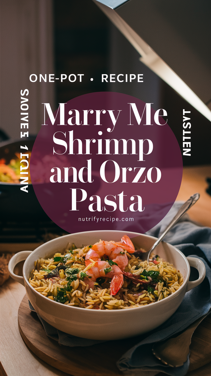 One Pot Recipes, Easy One Pot Meals, Orzo Pasta Recipe, Shrimp Pasta Recipe, One Pot Dinner