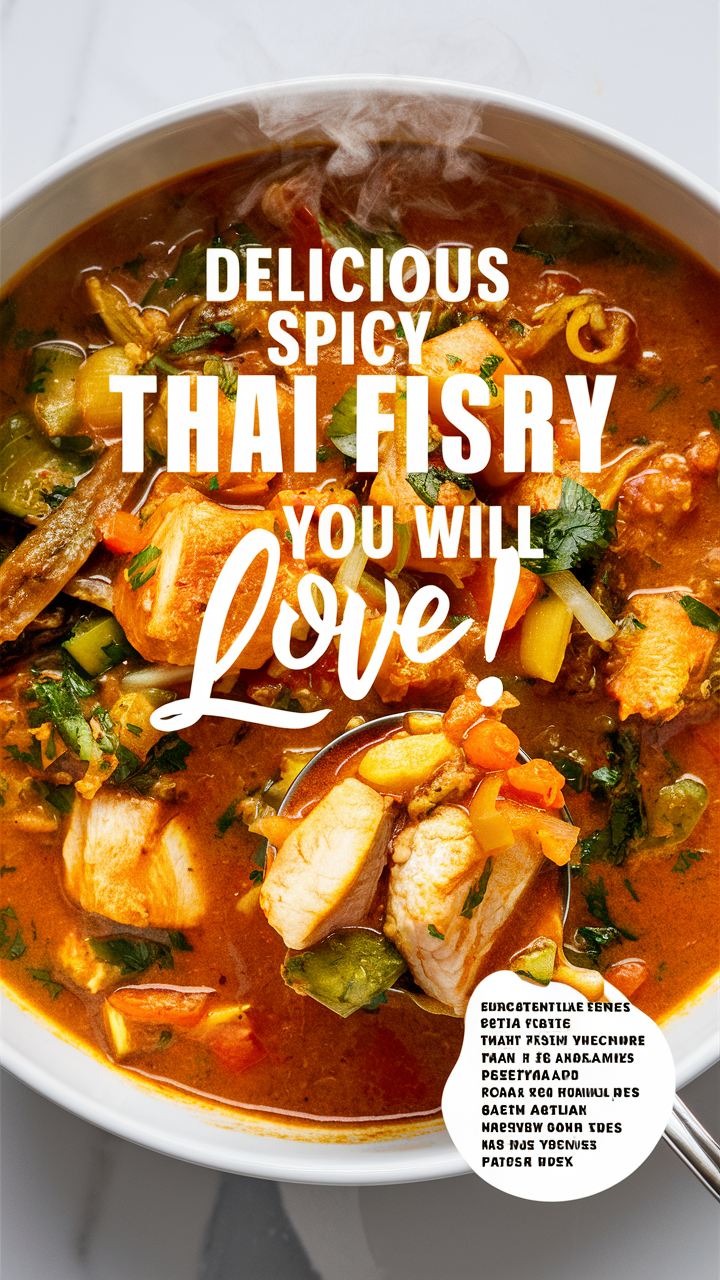 Thai Fish Curry Recipe, Spicy Seafood Curry, Thai Spicy Fish Dish, Best Thai Curry Recipe, Authentic Thai Curry Dish